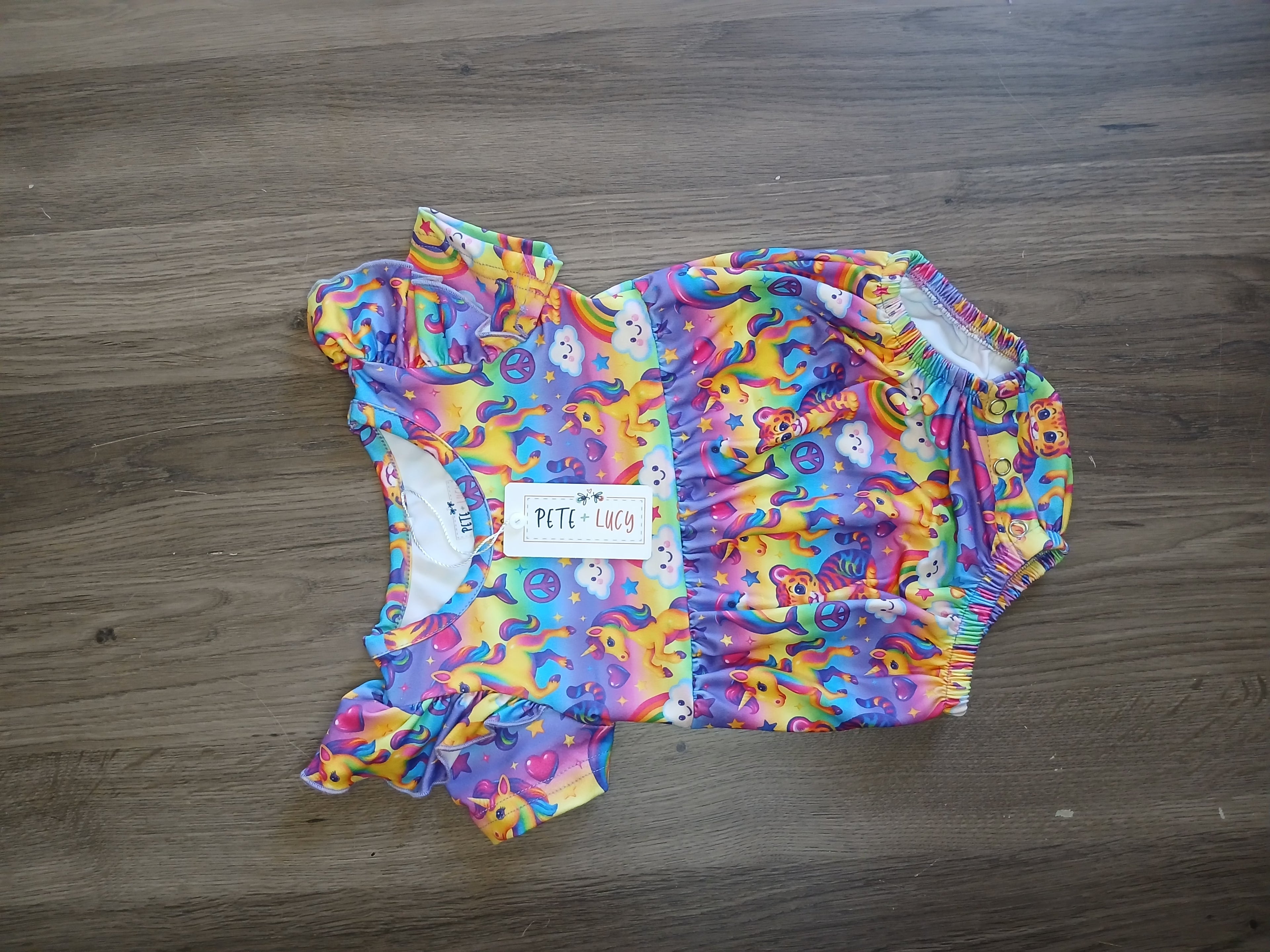Lovely Lisa Girls romper by Caren and Reign Apparel