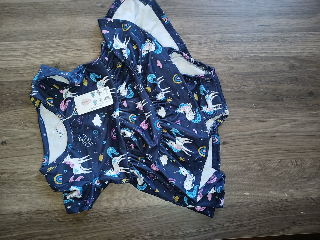 Midnight magic girl's romper by Caren and Reign Apparel