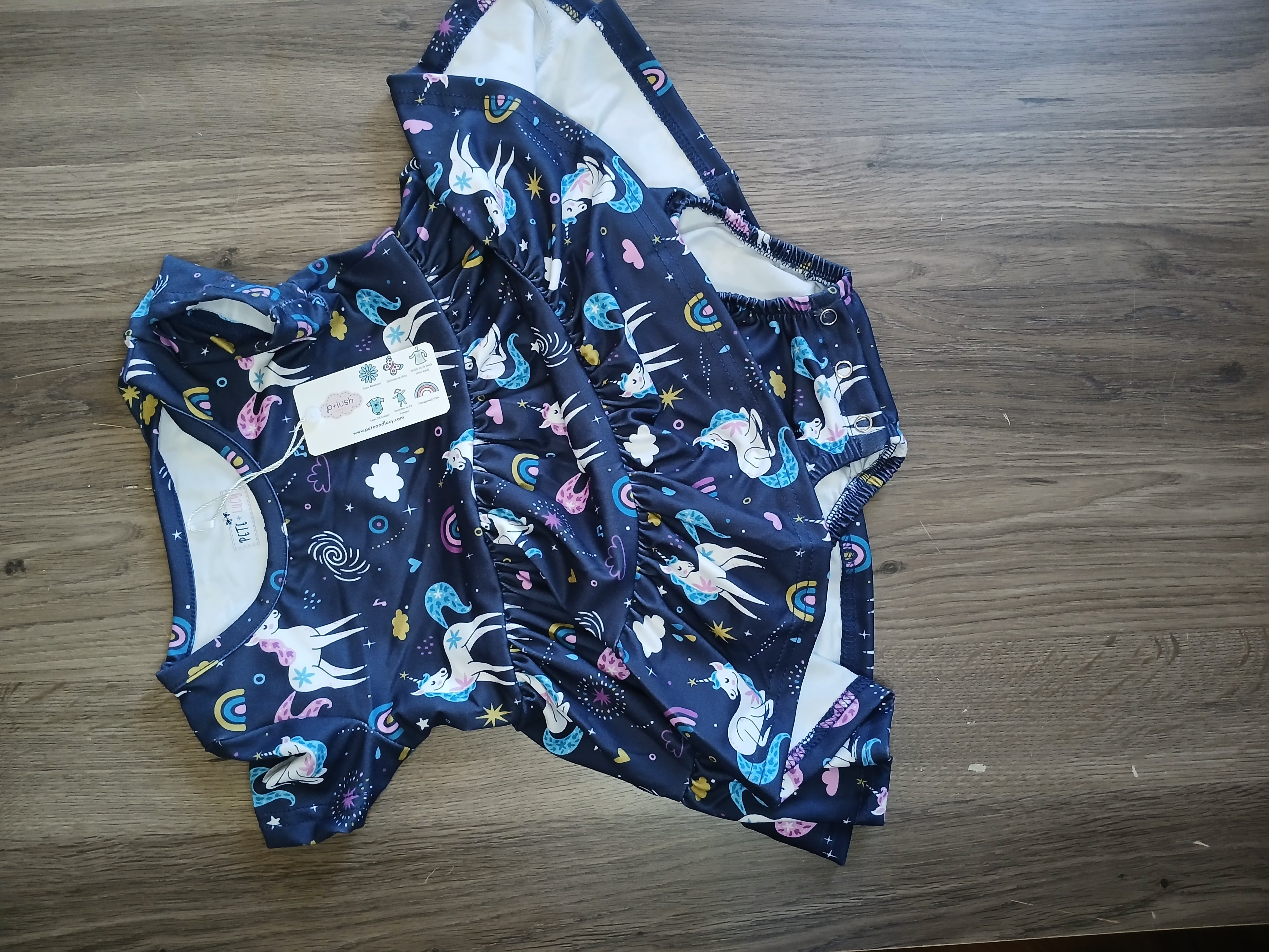 Midnight magic girl's romper by Caren and Reign Apparel