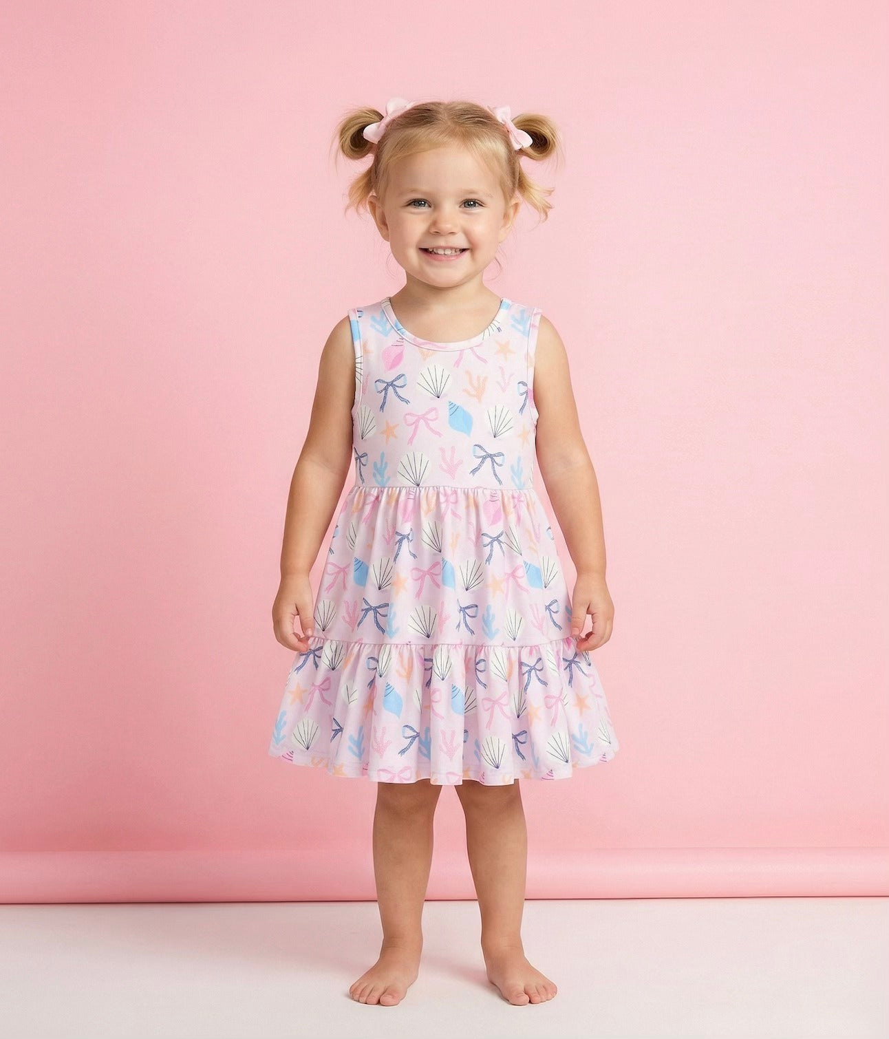 Shell belle girl dress by Reign Hoops Kids