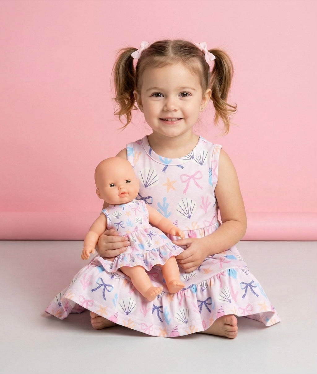 Shell belle girl dress by Reign Hoops Kids