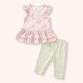 Girls' floral capri set by Reign Hoops Kids
