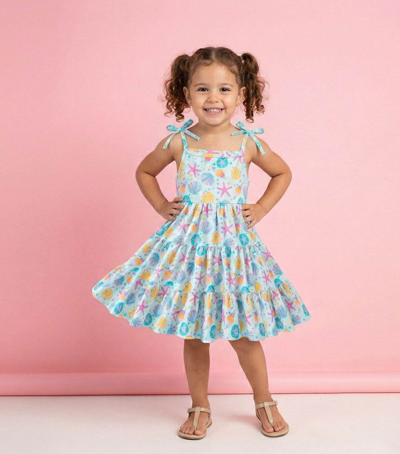 Summer girl dress by Reign Hoops Kids