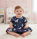 Midnight magic girl's romper by Caren and Reign Apparel